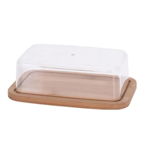 Botervloot bamboe met los deksel